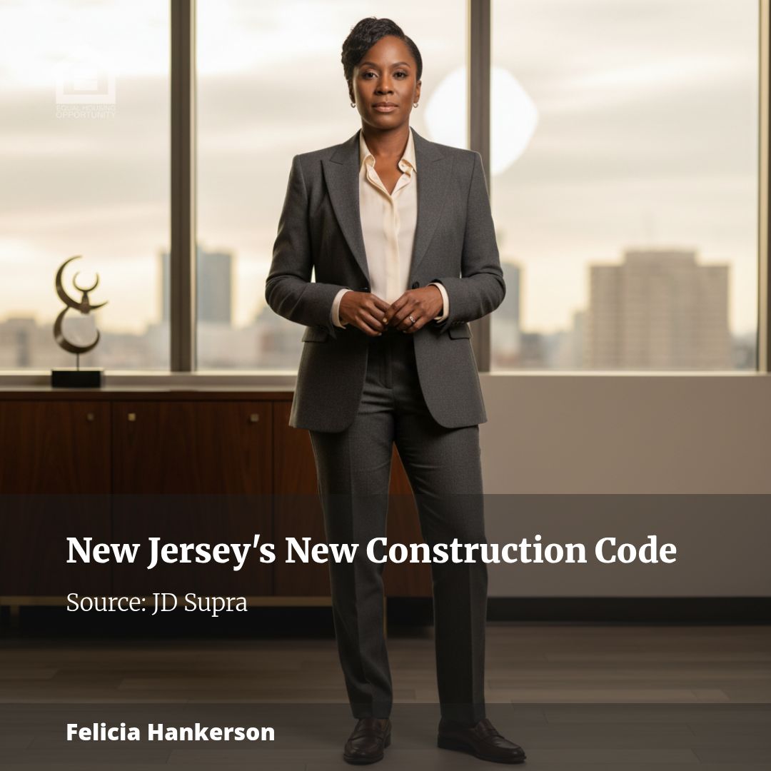 New Jersey’s New Construction Code Has Arrived. The Real Estate Implications Are Immediate.